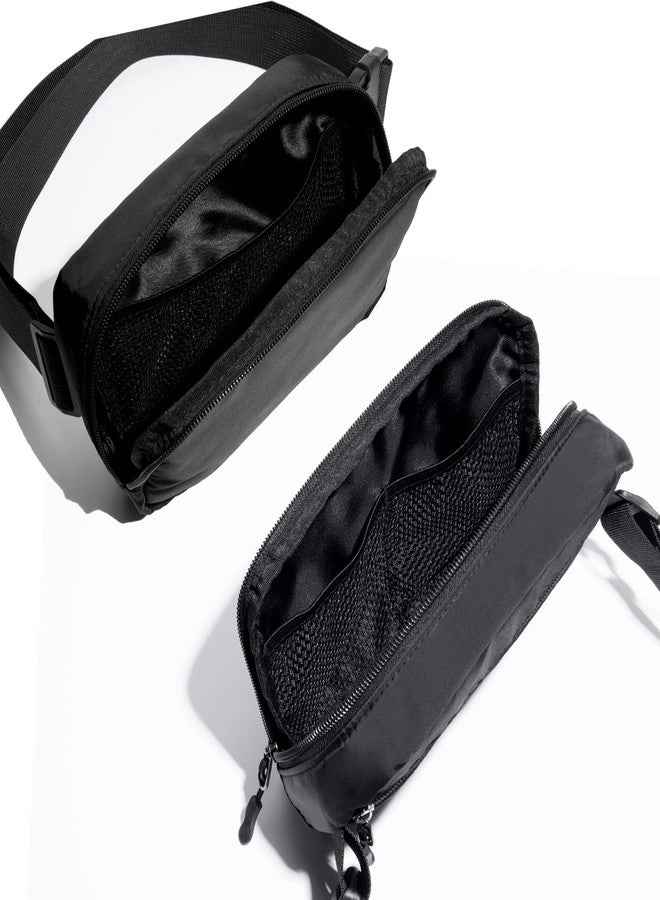 WITROMAN Belt bag Fanny pack crossbody bags for women Everywhere belt bag (black) - Image 5